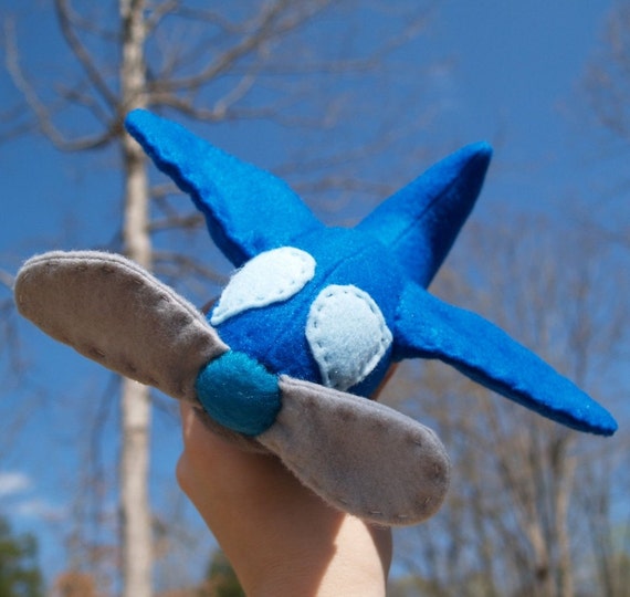 techno plane plush