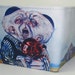 RW2 Alice in Wonderland Dee and Dum leather Wallet Circus Freak Punk Emo