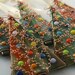 Wire Wrapped Tree Fused Glass Ornament