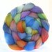 MERINO SILK handdyed wool roving top spinning or felting fiber 3.6 oz
