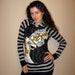 Kesha Hoodie Reconstructed Tee Shirt Handmade Top Med Sale