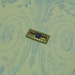 Miniature Dollhouse Blue Crystal Heart Bracelet on Tray