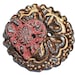 Stoneware Heart Button
