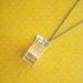 Hallmarked Vintage Sterling Silver Dolls House Chair Necklace from Hoolala