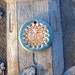 Sun Face Ceramic Pendant