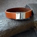 1/2" Leather Cuff Bracelet New