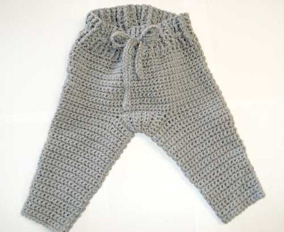 Crochet Pattern for Cloth Diaper Cover Longies Pepper Pants