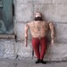 big tattoo man with beard