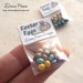 Easter Eggs - ONE Bag of PASTEL eggs - Dollhouse Miniature Food - Supplies