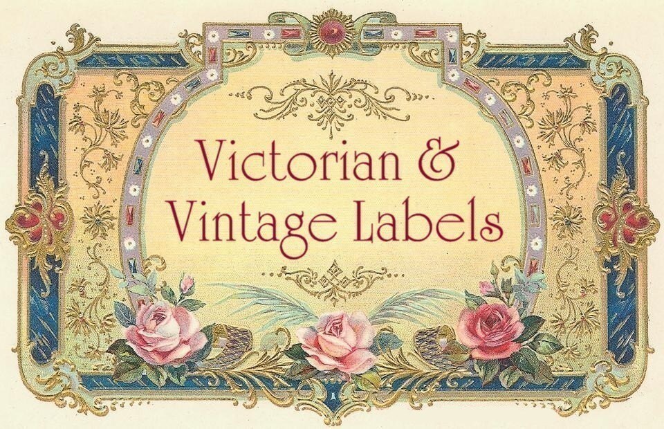 600 BLANK LABELS DIGITAL vintage style Victorian tags Labels