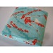 Warm Winter Blanket - Turquoise and Red Avairy - 30 x 30