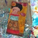 FABRIC Print Of Frida Kahlo Collage Art By Danita (VIVA LA VIDA - 5x10 INCHES REPRODUCTION)