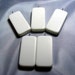 10 Screw Bails 1 x 2 Blank Dominoes Domino for Altered Mixed Media Art Pendants
