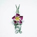 Made to Order - Design 02 - Aromatherapy Wire Wrapped Polymer Clay Tropical Flower Bead PERFUME Pendant