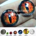 16mm Glass Sauron's Eye from Lord of The Rings Glass Taxidermy Eyes Cabochons for Steampunk Jewelry and Pendant Making