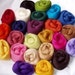 24 COLOURS - Super Soft Merino Wool Roving Mix, for handspinning and felting, 250g/9oz