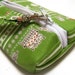 LAST ONE Mini Gadget Zippered Pouch (with clip) - Little red riding hood (green)