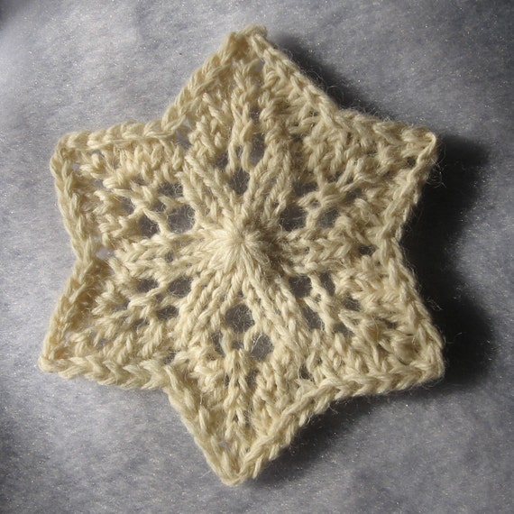 Knit Snowflakes Pattern PDF