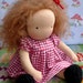 Polly, hand made doll by Jenny Marshall