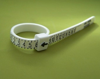 Ring Sizer - Plastic Ring Size Finder