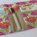 Organizer for Coupons, Stationery, Letters, Passports, Moleskine- In Touch Clutch (tm) in Anna Maria Horner Garden Party