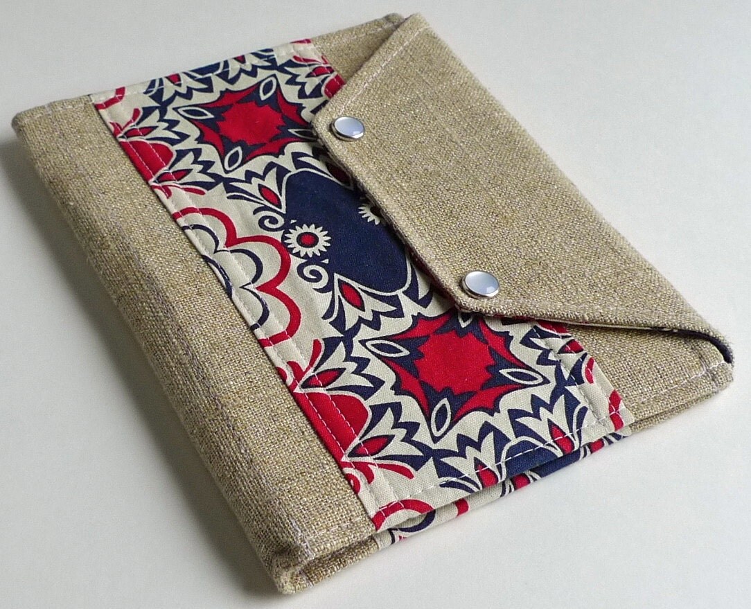 Linen Stationery Travel Documents Organizer In Touch Clutch