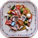 TINY GROCERY CHARMS 7pcs Wee Wooden Sundries