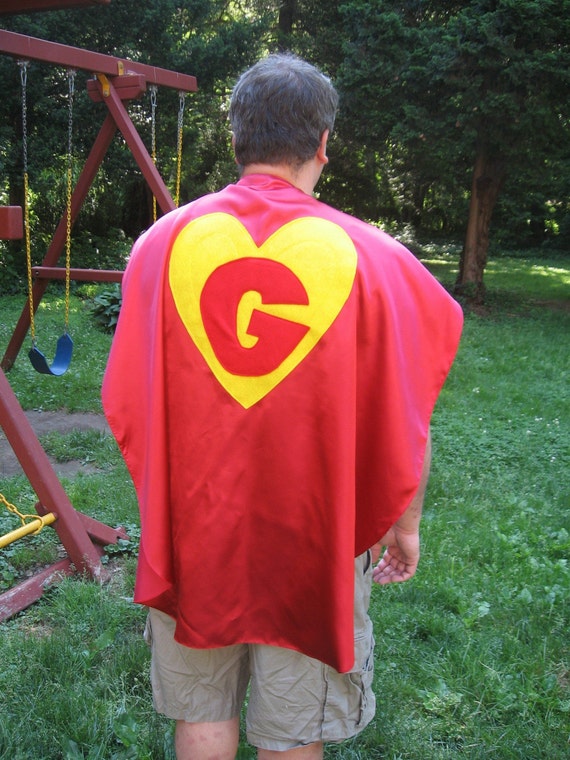 adult superhero shirt with cape