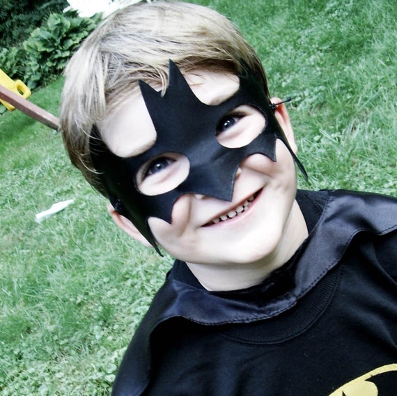 Deluxe Childrens Superhero Kid Bat Mask Il_570xn