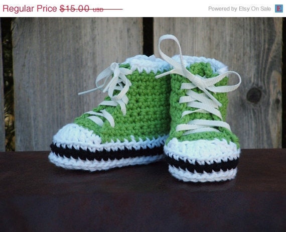 lime green booties