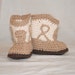 Tan Cowboy Booties, size Small (6 month)
