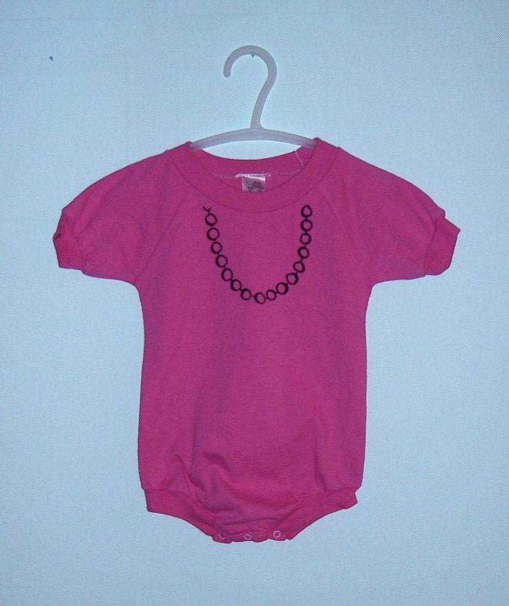 Pearl Necklace Baby Onesie Romper