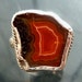 Diva Laguna Agate raw rock crystal in sterling silver natural Letter D initial size 7 8