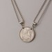 German Coin Necklace Woman Planting Oak Tree