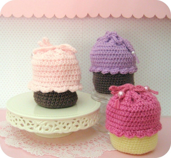 pattern cupcake crochet purse All & Purses Bags