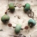 Green and Copper Bracelet Bracelet