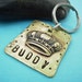 King or Queen Puppy Dog or Cat Pet Id Tag - hand stamped antiqued brass - custom personalized for your furry friend