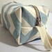 Train Case - Blue Chevron