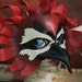 Woodpecker, leather bird mask by Faerywhere