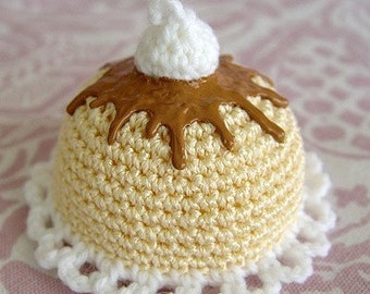 AMIGURUMI CREME BRULEE DESSERT