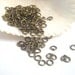 Antique Brass 6mm Open Jump Rings