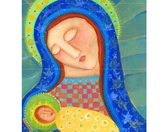 Star Veil Madonna.............large giclee print