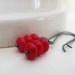 Red Glass Earrings, Silver Earrings, Dangle Earrings, Beaded Jewelry, Red Hot, Glass Jewelry, Silver Jewelry, Drop Earrings