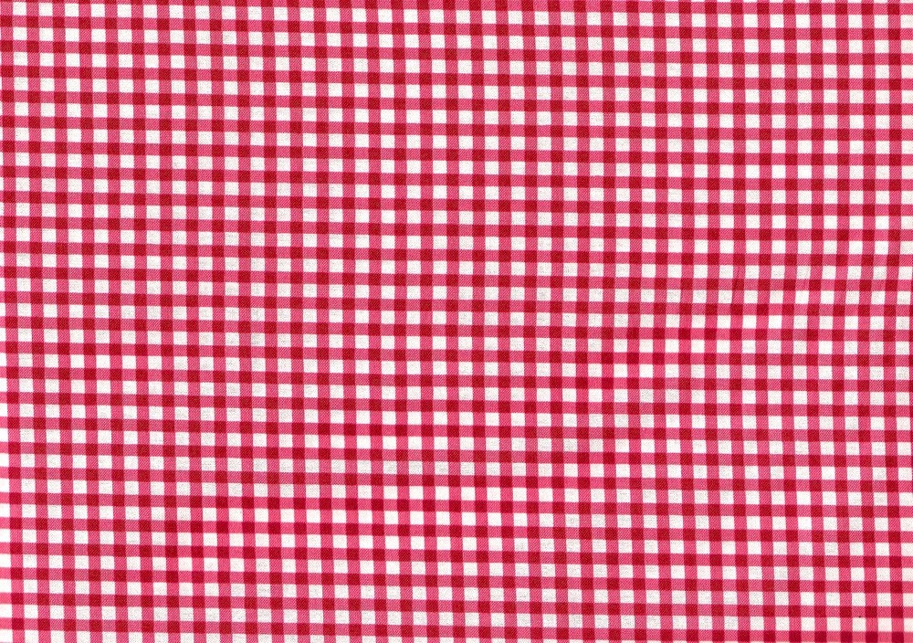 Cottage Romance Red and White Checkered Fabric 1 Yard 23