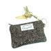 Coin Purse Zippered Wallet -Chocolate Damask Muchery Quilted Change Purse