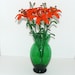 French Beaded Flowers Orange Lilies