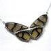 Butterfly Statement Necklace - Real Butterfly Jewelry - Beautiful Transparent Wings