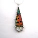 Real Madagascan Sunset Moth Teardrop Necklace