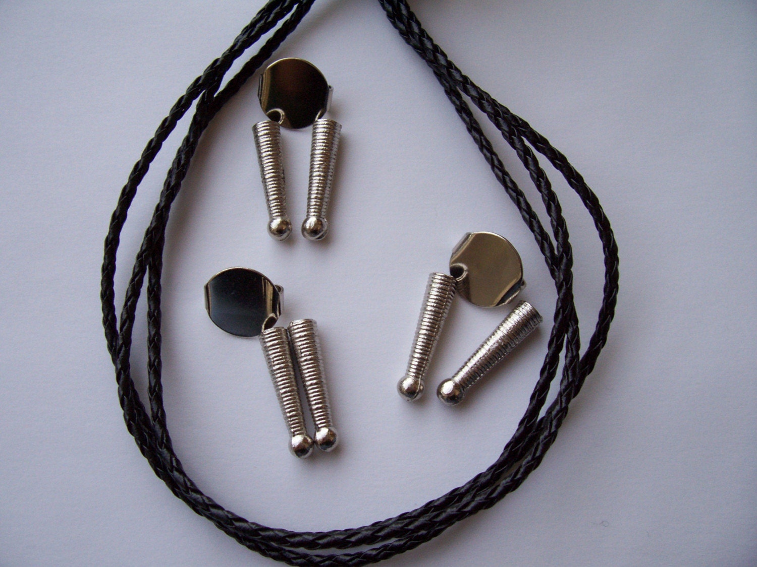 Leather Bolo Tie Kit For 3 Ties. For Men or Women. DIY. Do It
