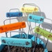 Unique Gift, Handmade Glass Garden Markers, set of 6